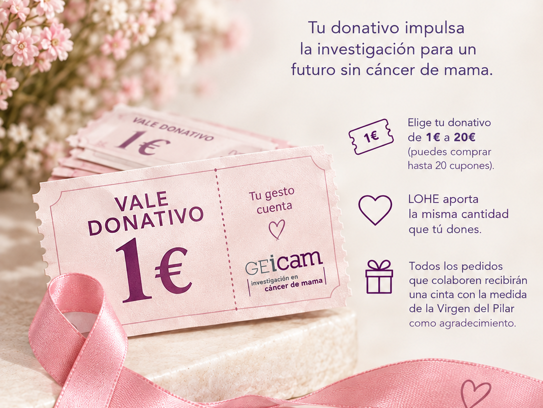 LOHE y GEICAM, juntos por la investigación del cáncer de mama