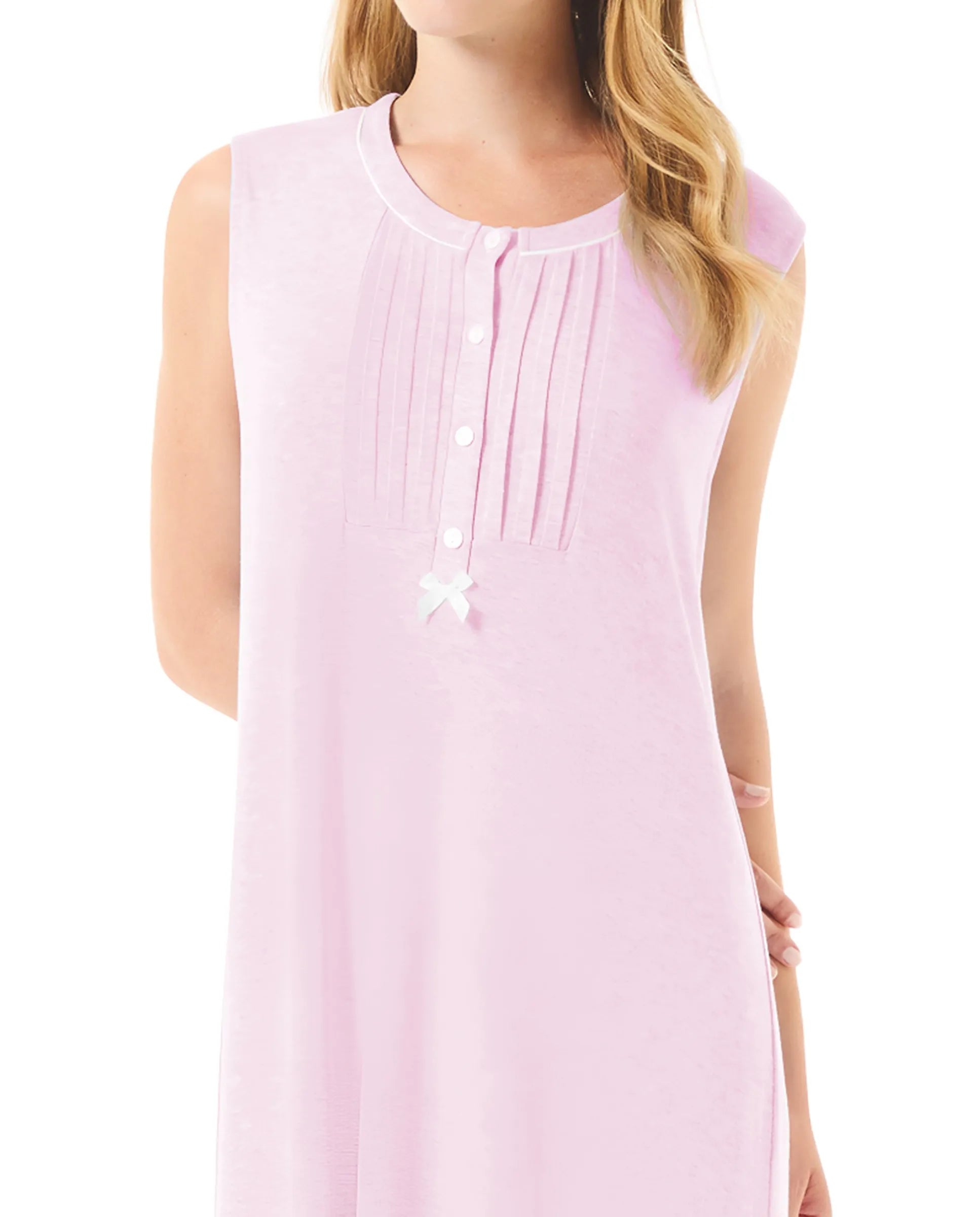 ✅ Camisón de manga corta de punto lorzas | LOHE ®