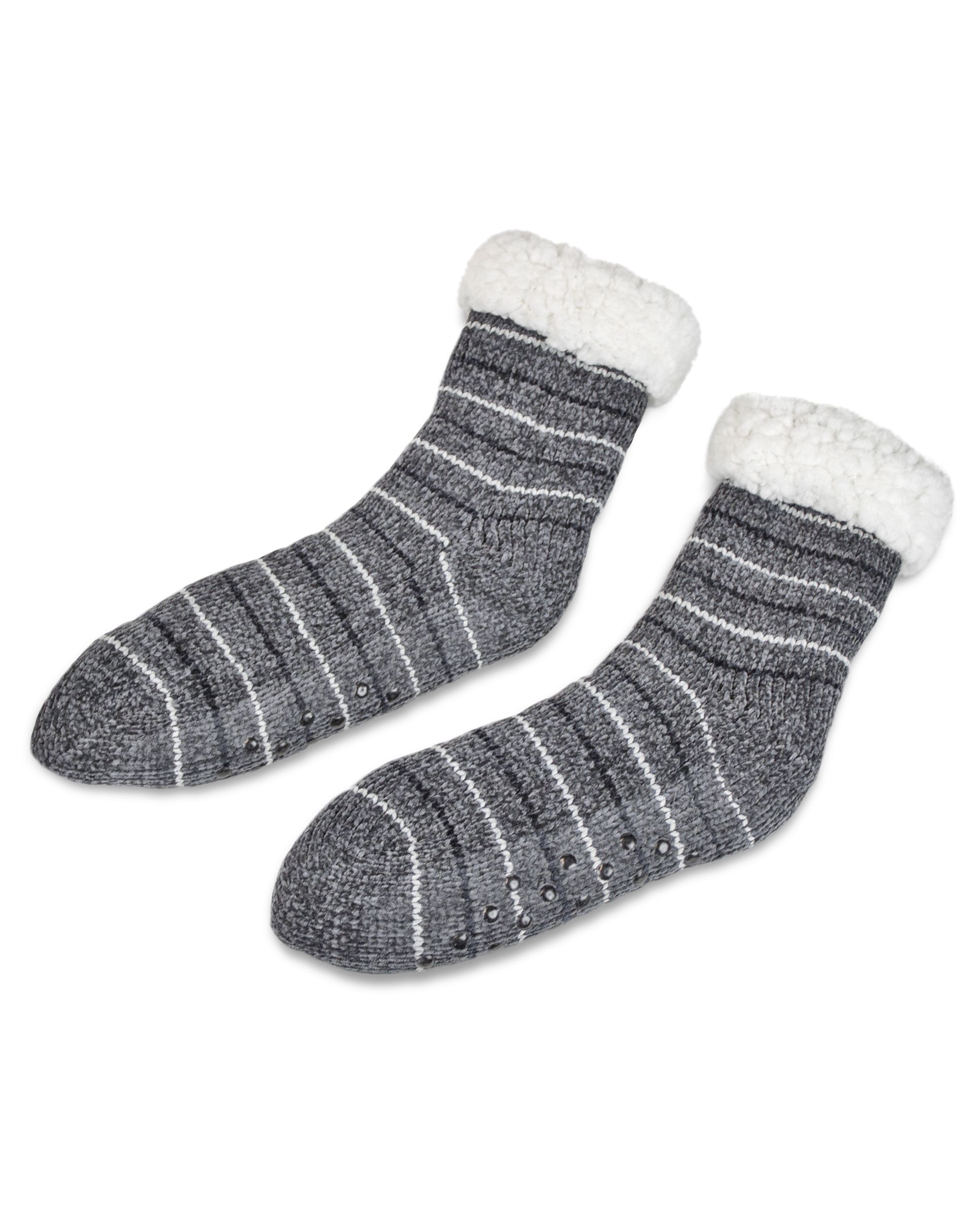 Striped winter socks