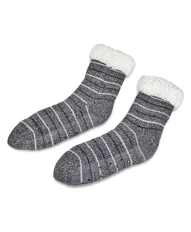 Striped winter socks