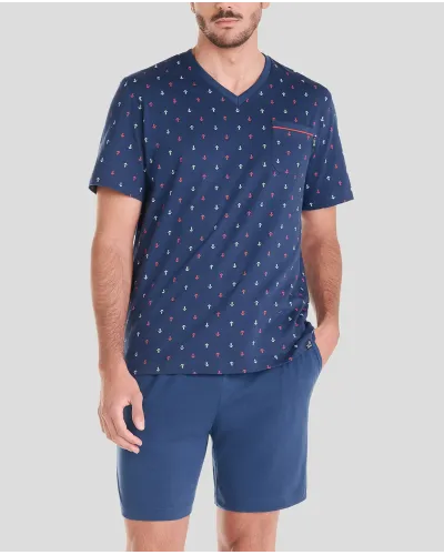 Discover these men's pyjama shorts, perfect for summer! Ideal for hot days.