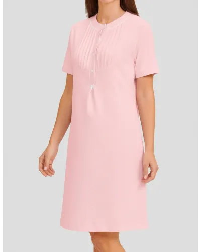 ✅ Women's lingerie nightdress with short sleeves and pleats | LOHE ®