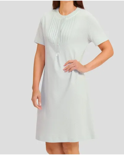 ✅ Women's lingerie nightdress with short sleeves and pleats | LOHE ®