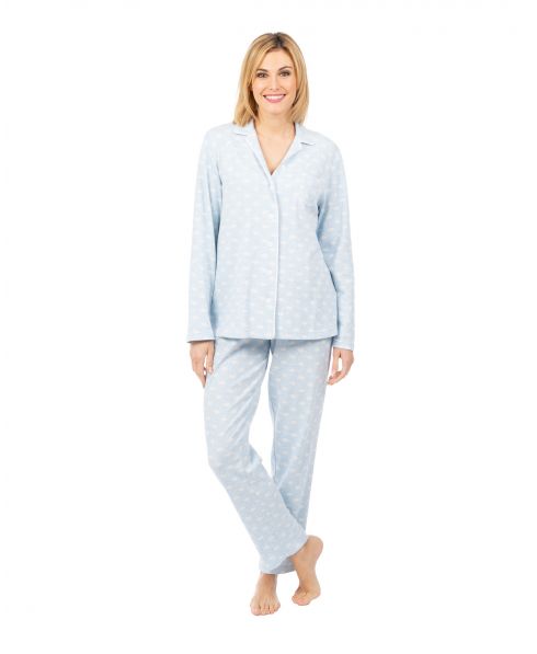 Pijama invierno abierto dos piezas para mujer