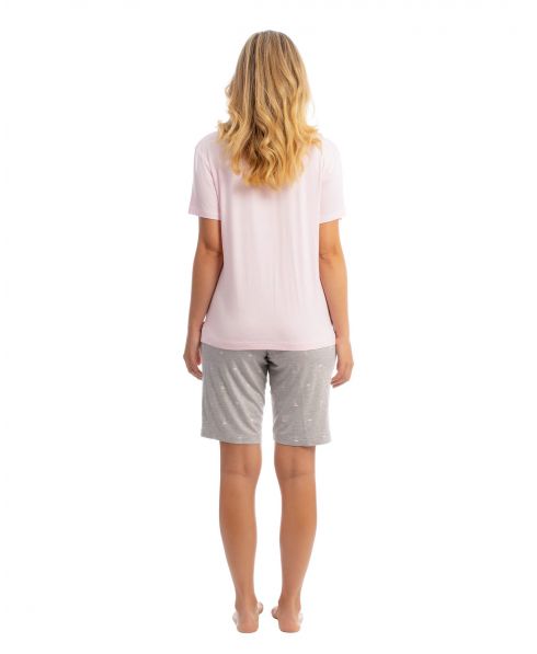 Lohe short-sleeved summer pyjama model with short sleeves