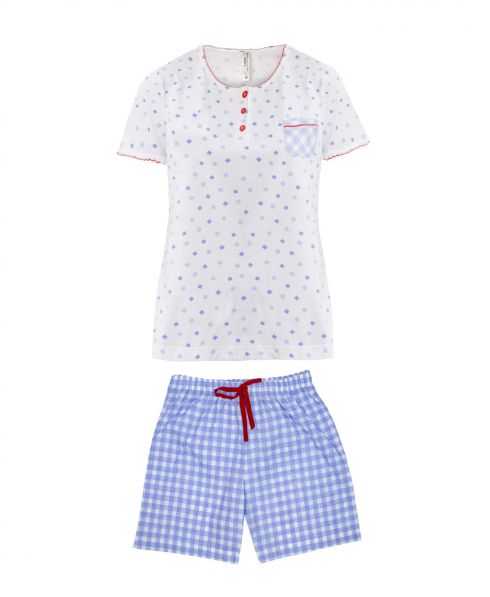 Lohe women's short pyjamas 100% cotton for spring summer
