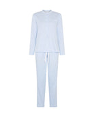Pijama de invierno manga larga vigoré azul de corazones