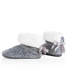 Botines de mujer jacquard borreguillo