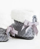 Botines de mujer jacquard borreguillo