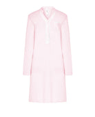 Camisón lencero manga larga cuello pata — Rosa