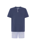 Pijama corto hombre cuadros