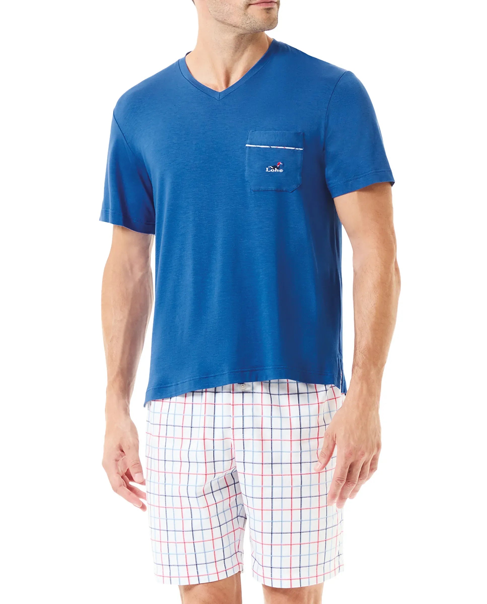 ✅ Pijama de hombre para verano mixto con pantalón corto | LOHE ®