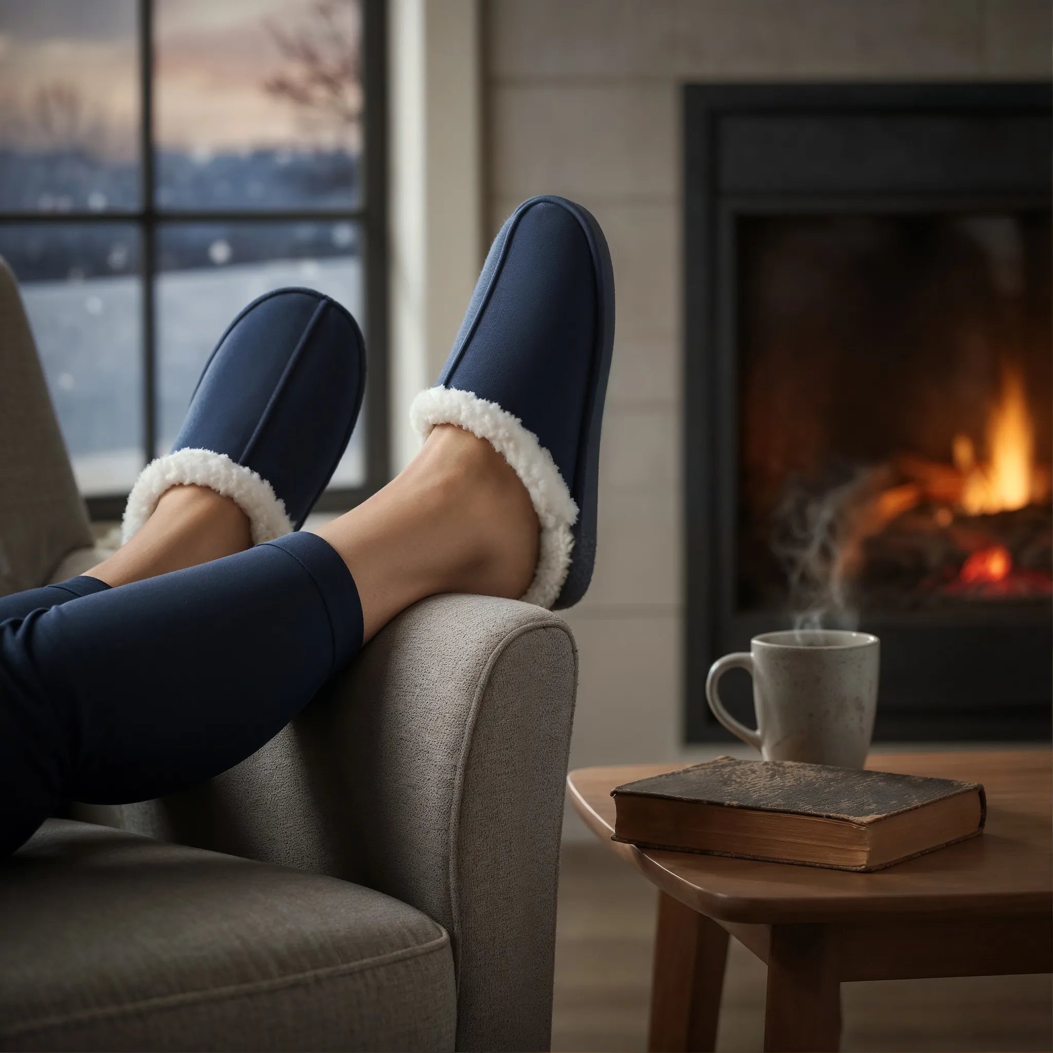 Manta de invierno para sofá gris en elegante estampado de cuadros amarillos y blancos